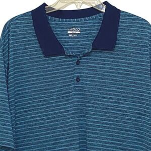 BCG Golf Mens Polo Shirt‎ 3XL Blue Preppy Sporty Athleisure Athletic Outdoors